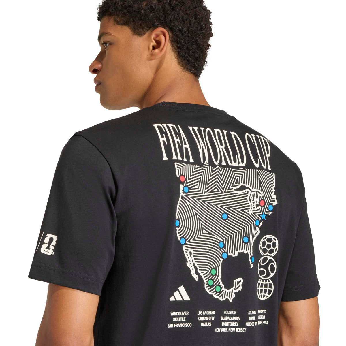 Fifa Wc Map Graphic T-Shirt