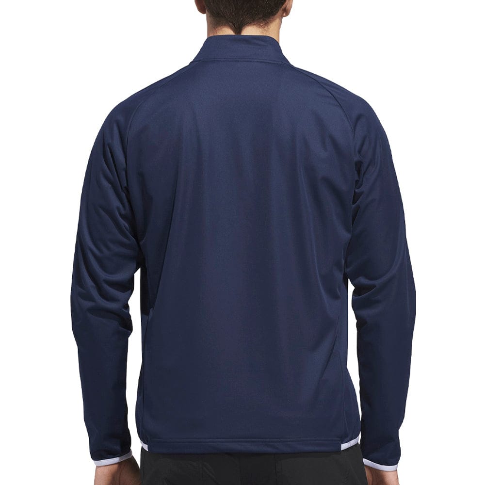 adidas Ultimate365 Durable Water Repellent Wind Quarter-Zip - Collegiate Navy/White/