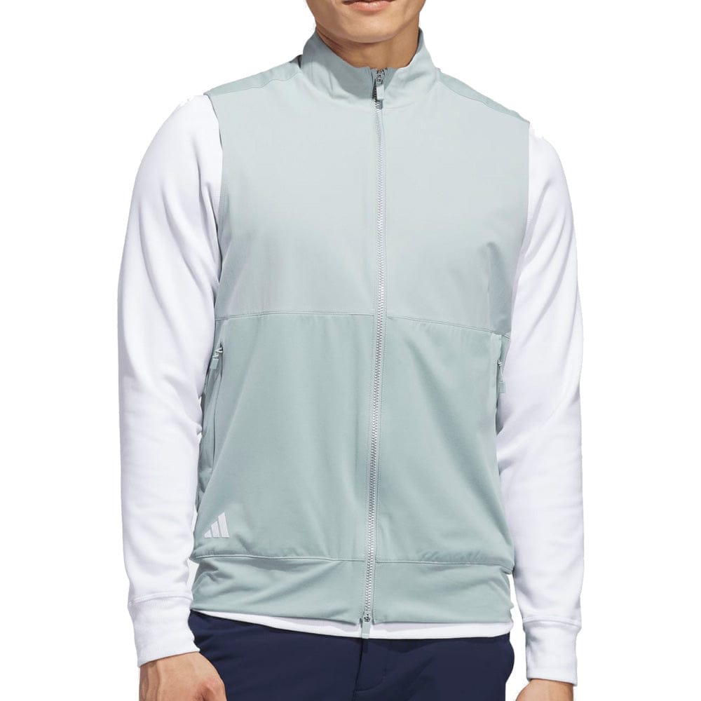 adidas Ultimate365 Tour Full Zip Vest - Wonder Sage