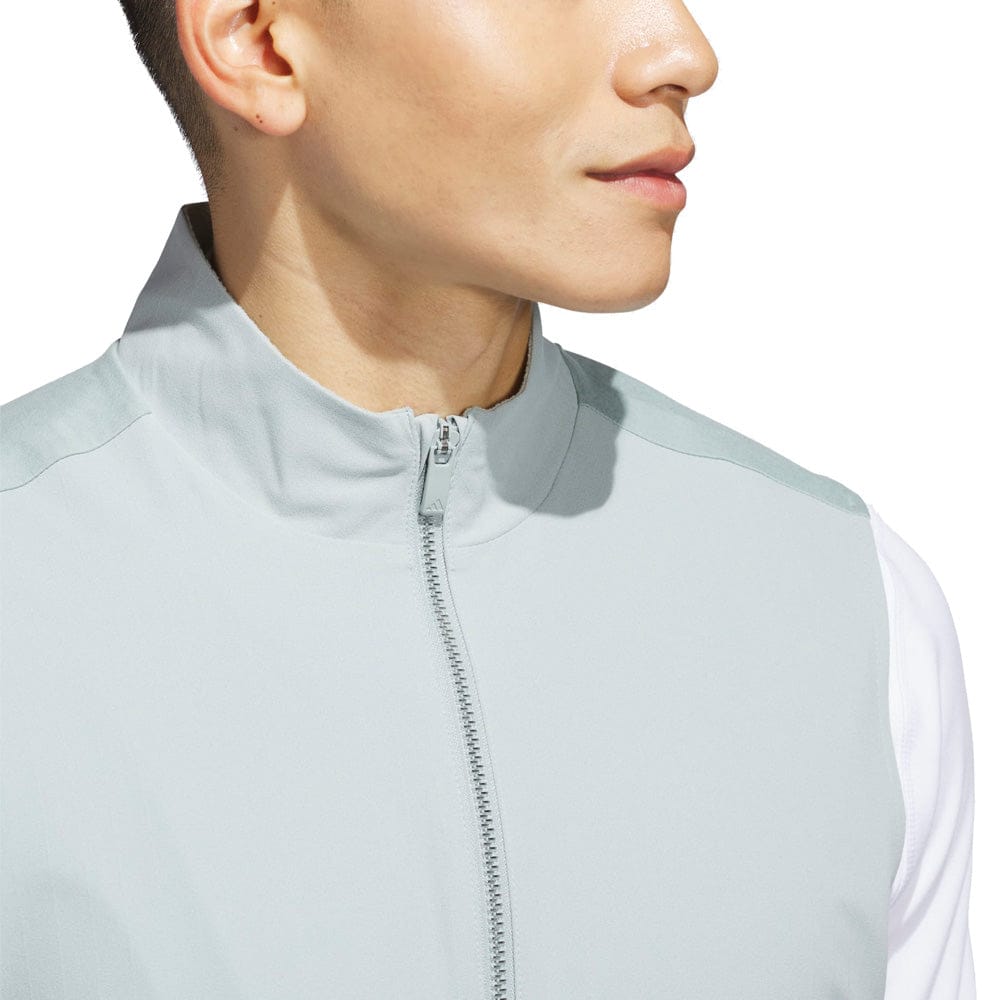 adidas Ultimate365 Tour Full Zip Vest - Wonder Sage
