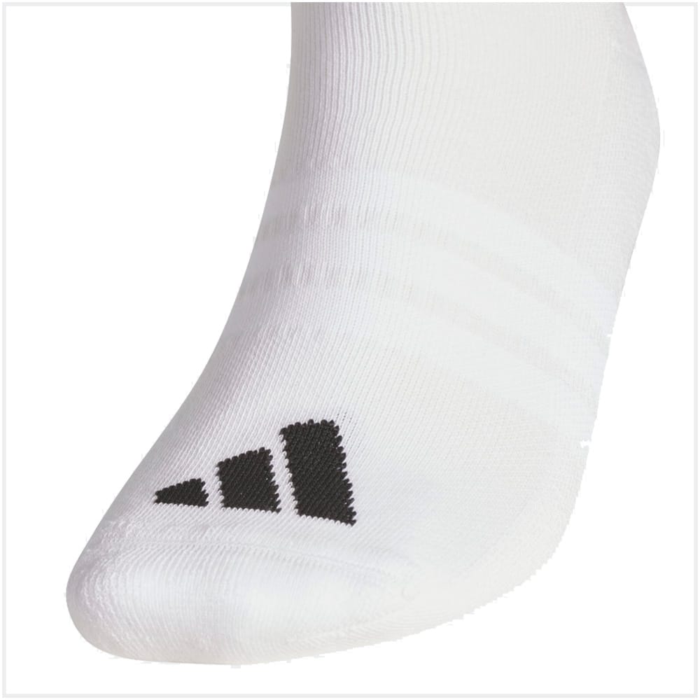 adidas Performance (3 Pairs) Ankle Socks - White/Light Grey Heather/Black