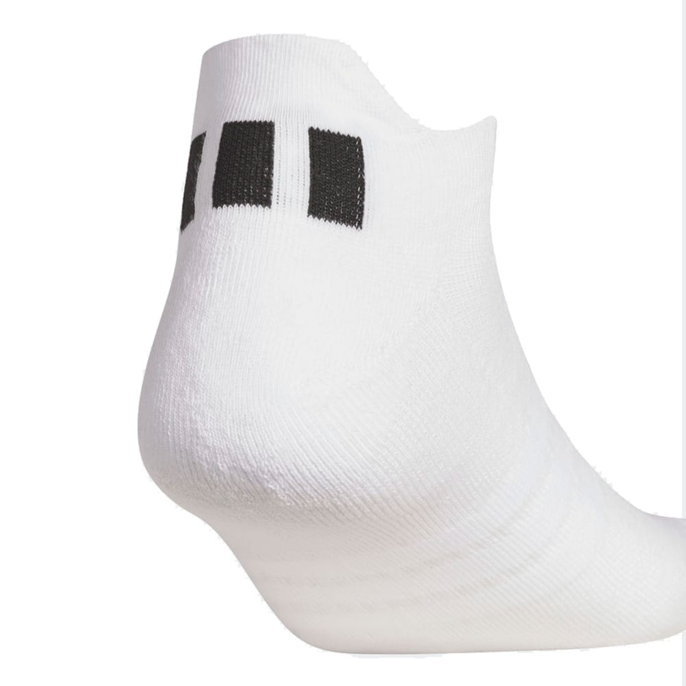 adidas Performance (3 Pairs) Ankle Socks - White/Light Grey Heather/Black