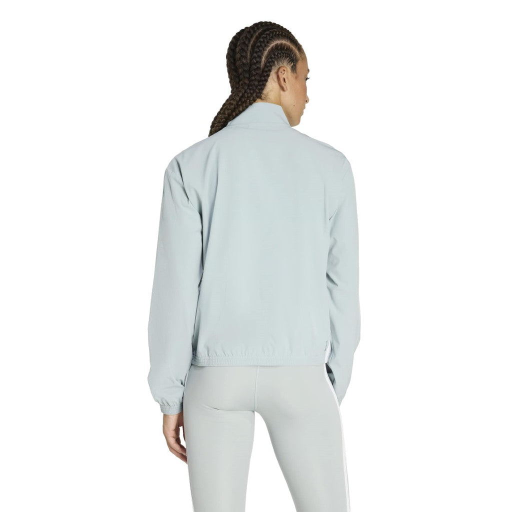 Train Essentials 3-Stripes Woven Warm-Up Jacket