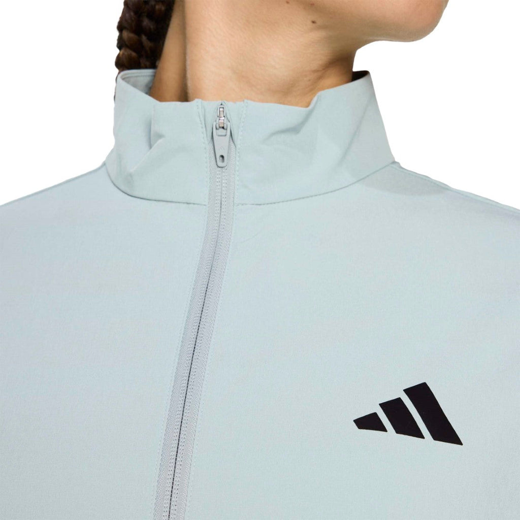 Train Essentials 3-Stripes Woven Warm-Up Jacket