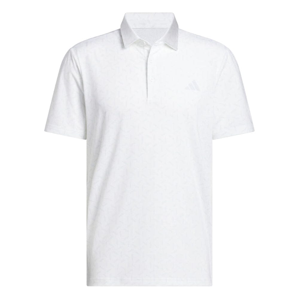 adidas Ultimate365 Mesh Print Climacool Polo - Crystal Sky