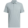 adidas Ultimate365+ Go-To Print Polo Shirt - Wonder Sage/Collegiate Navy