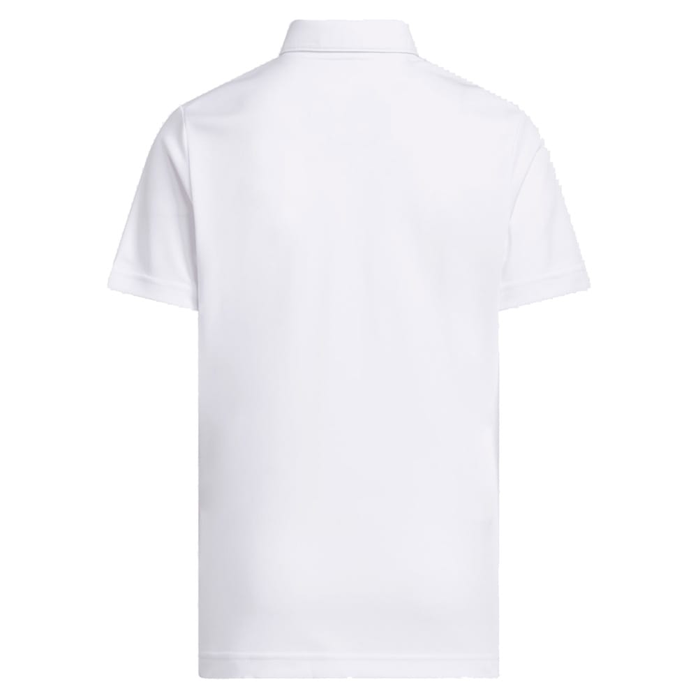 adidas Youth Performance Short Sleeve Polo Shirt - White