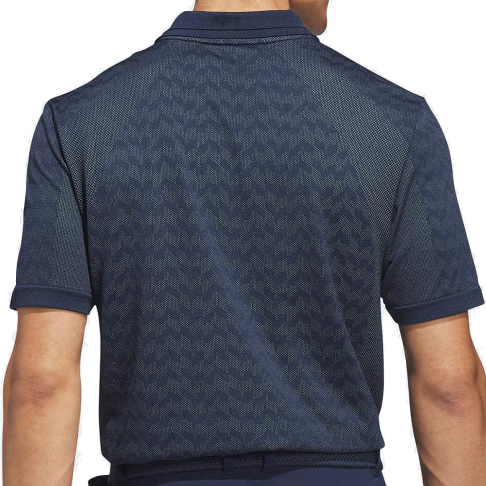 adidas Ultimate365 Tour Seamless Polo Shirt - Collegiate Navy/Wonder Sage