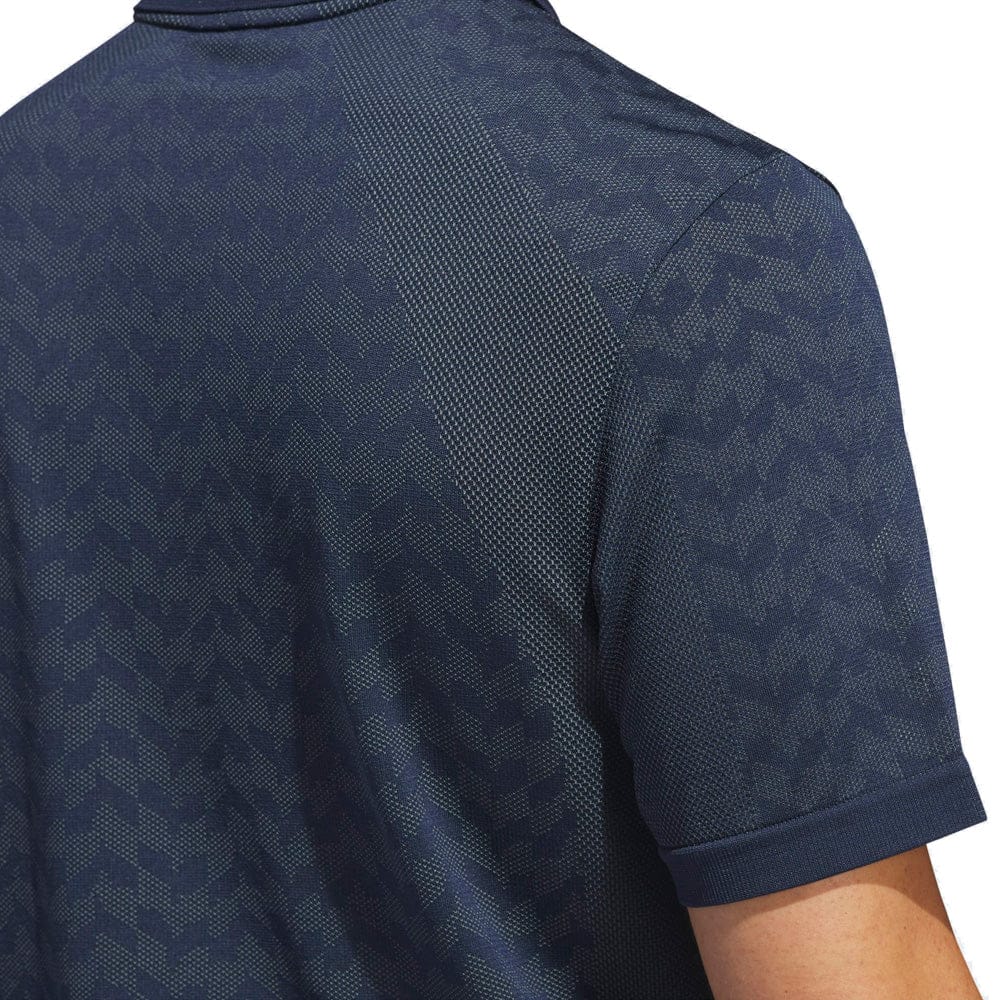 adidas Ultimate365 Tour Seamless Polo Shirt - Collegiate Navy/Wonder Sage