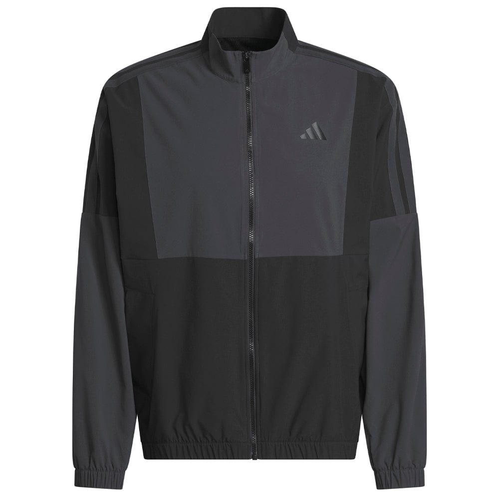 adidas Beyond Twistweave Full-Zip Windbreaker - Black/Carbon