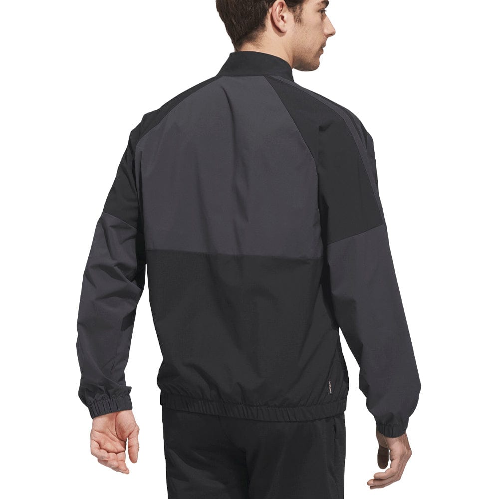 adidas Beyond Twistweave Full-Zip Windbreaker - Black/Carbon