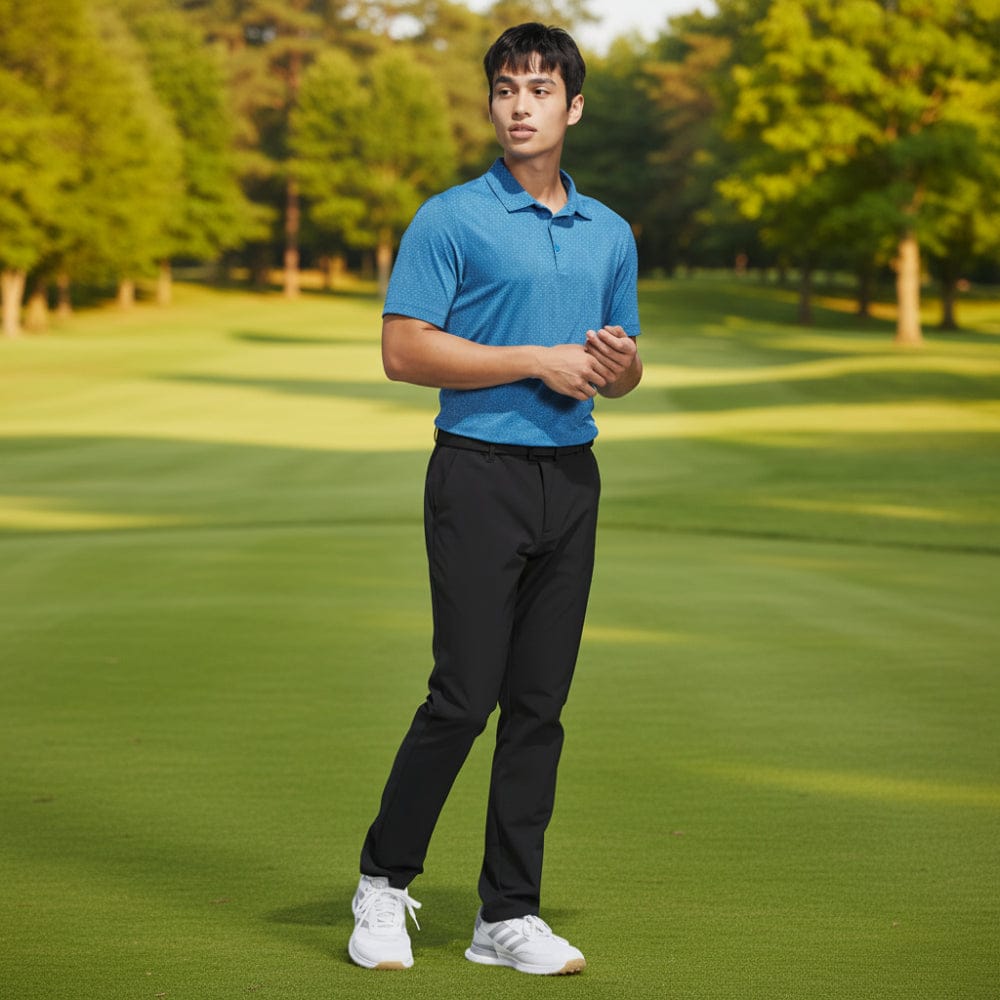 adidas Ultimate365 Mini Bunker Polo Shirt - Lucid Ray Blue