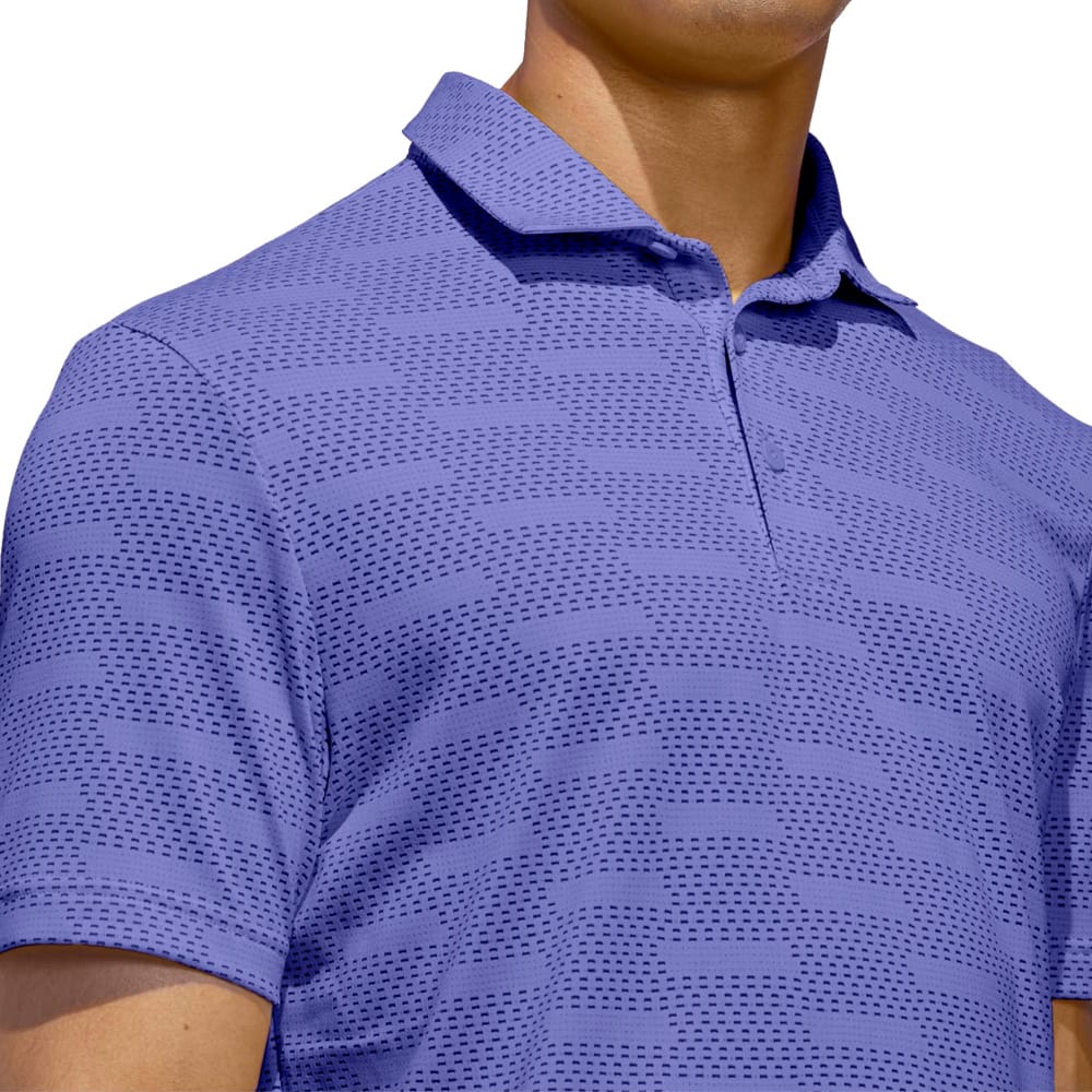 adidas Ultimate365 Jacquard Polo Shirt - Dual Indigo