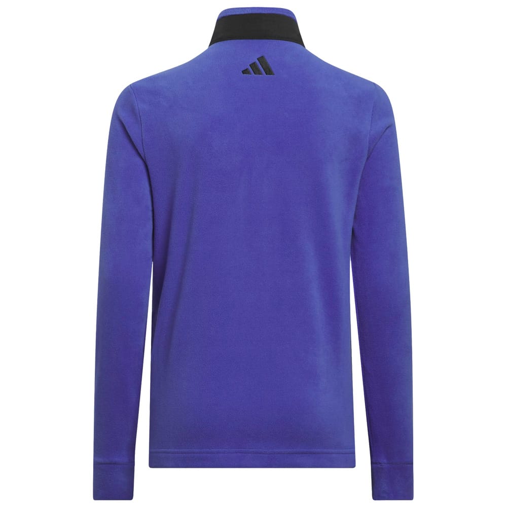 adidas Youth Fleece Jacket - Dual Indigo