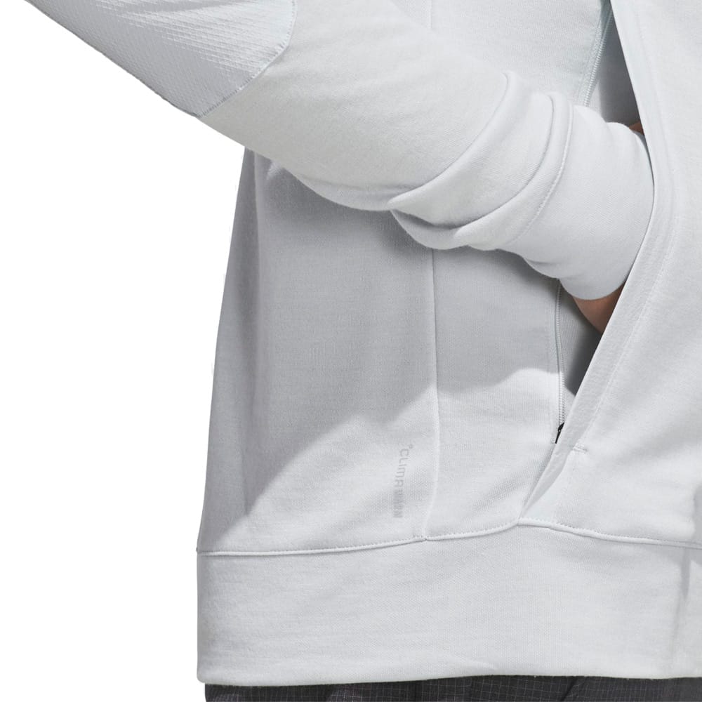 adidas Ultimate365+ Course Control Hybrid 1/4 Zip Sweatshirt - Clear Grey