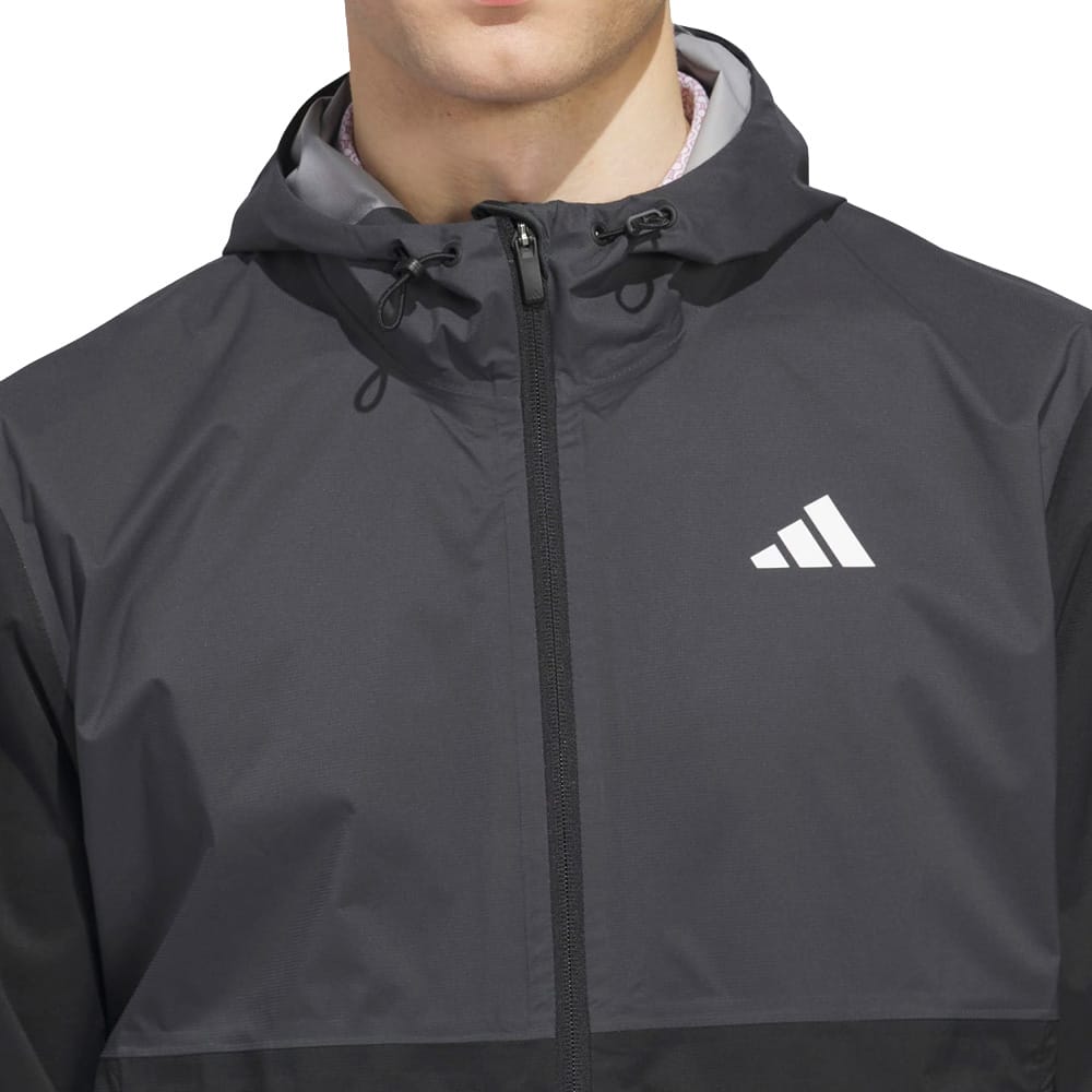 adidas Ultimate365 Climaproof Full-Zip Waterproof Suit - Black/Black