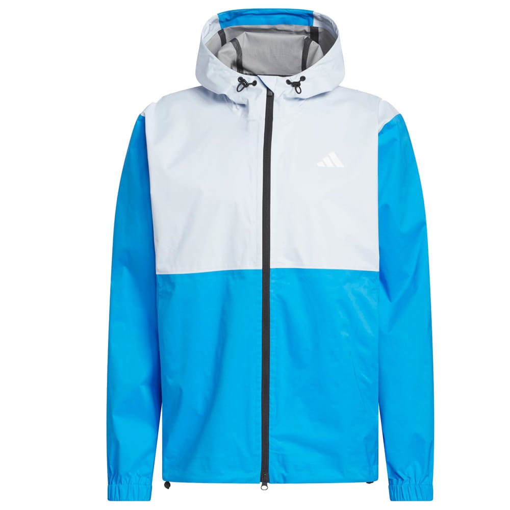 adidas Ultimate365 Climaproof Full-Zip Waterproof Suit - Lucid Ray Blue/Khaki Six