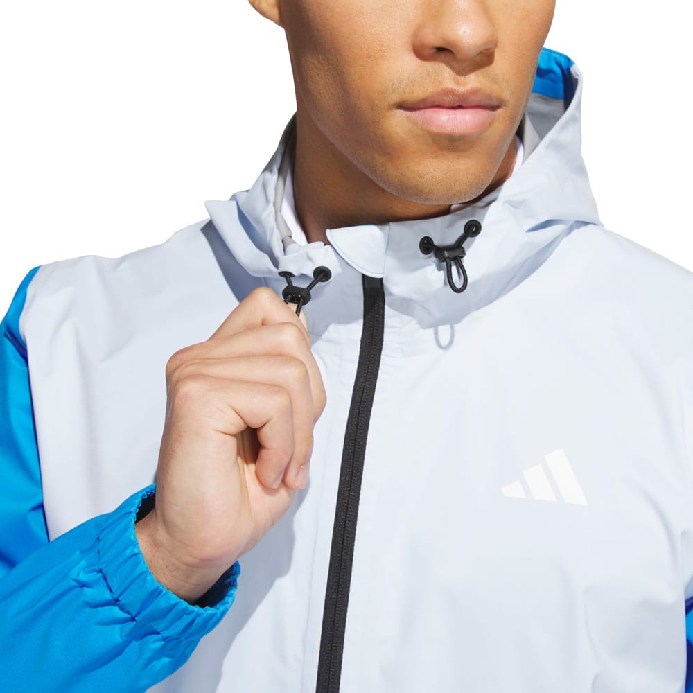 adidas Ultimate365 Climaproof Full-Zip Waterproof Suit - Lucid Ray Blue/Black