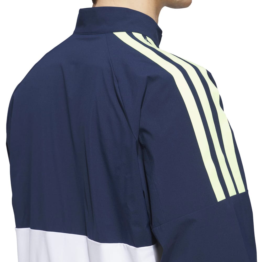 adidas Beyond The Course Windbreaker - White/Collegiate Navy