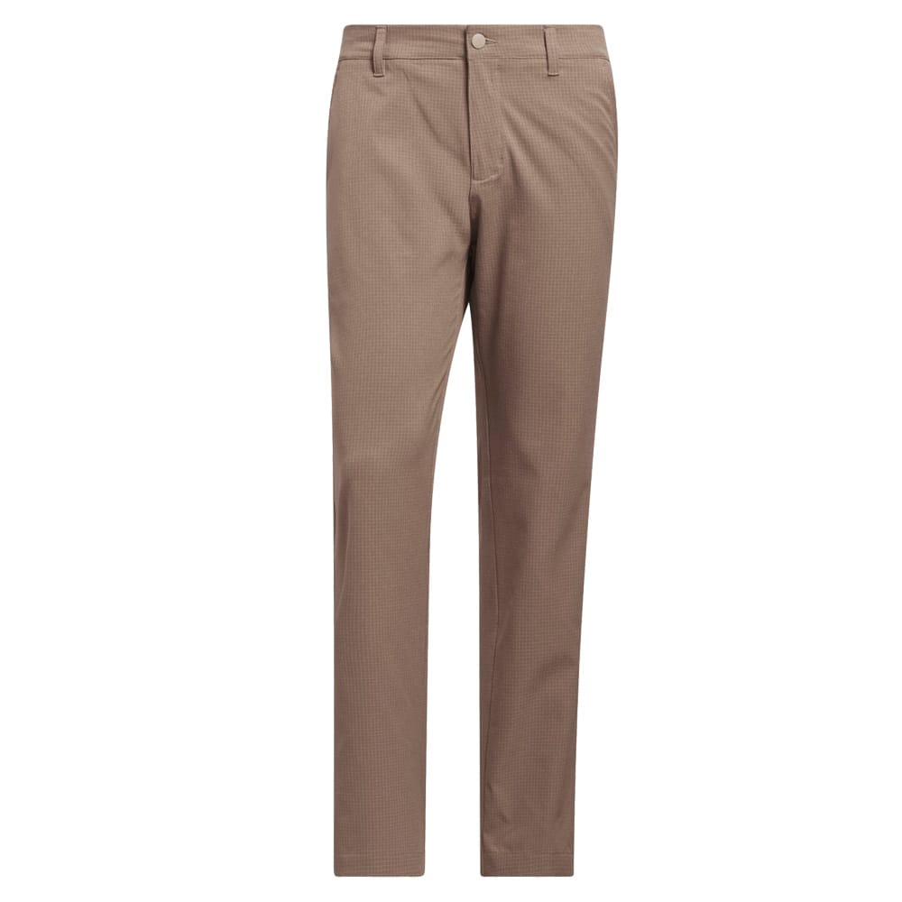 adidas Ultimate365+ Twistweave Straight Fit Grid Trousers - Khaki Six