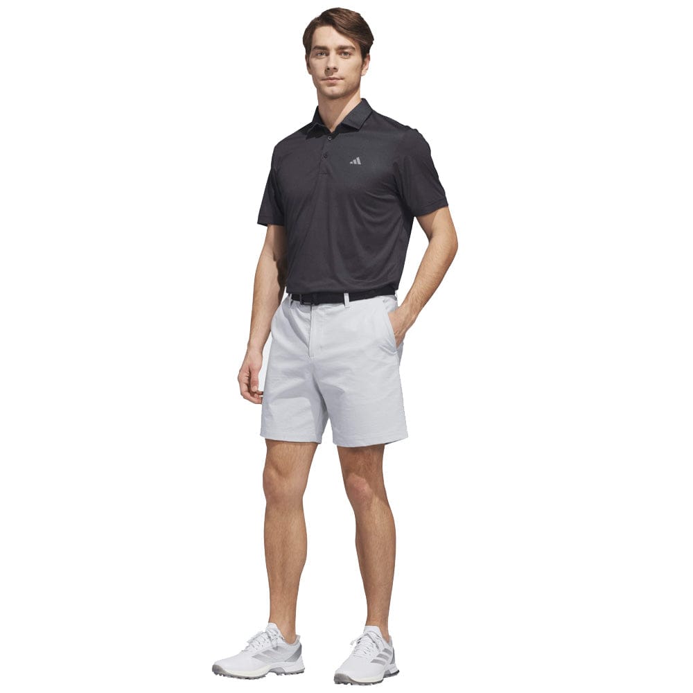 adidas Ultimate365 Feather Print Polo Shirt - Carbon/Black