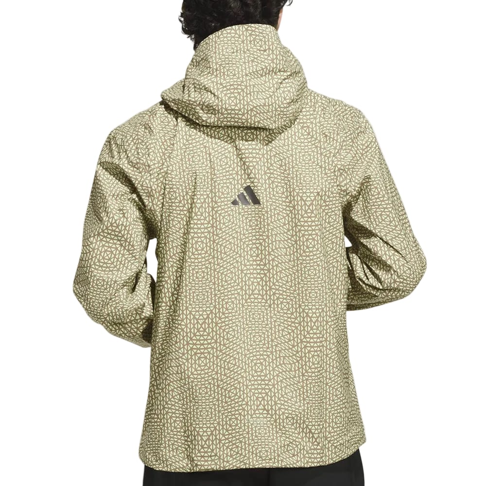 adidas Ultimate365 Tour Climaproof+ Anorak Waterproof Jacket - Frozen Lemon