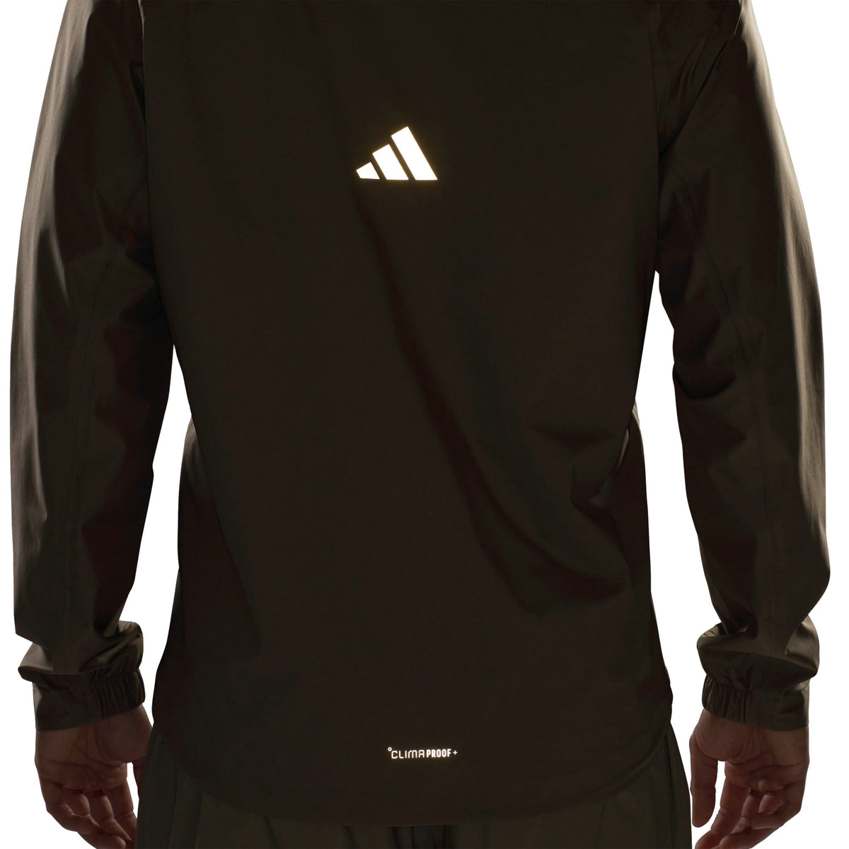 adidas Ultimate365 Tour Climaproof+ Full-Zip Waterproof Jacket - Khaki Six