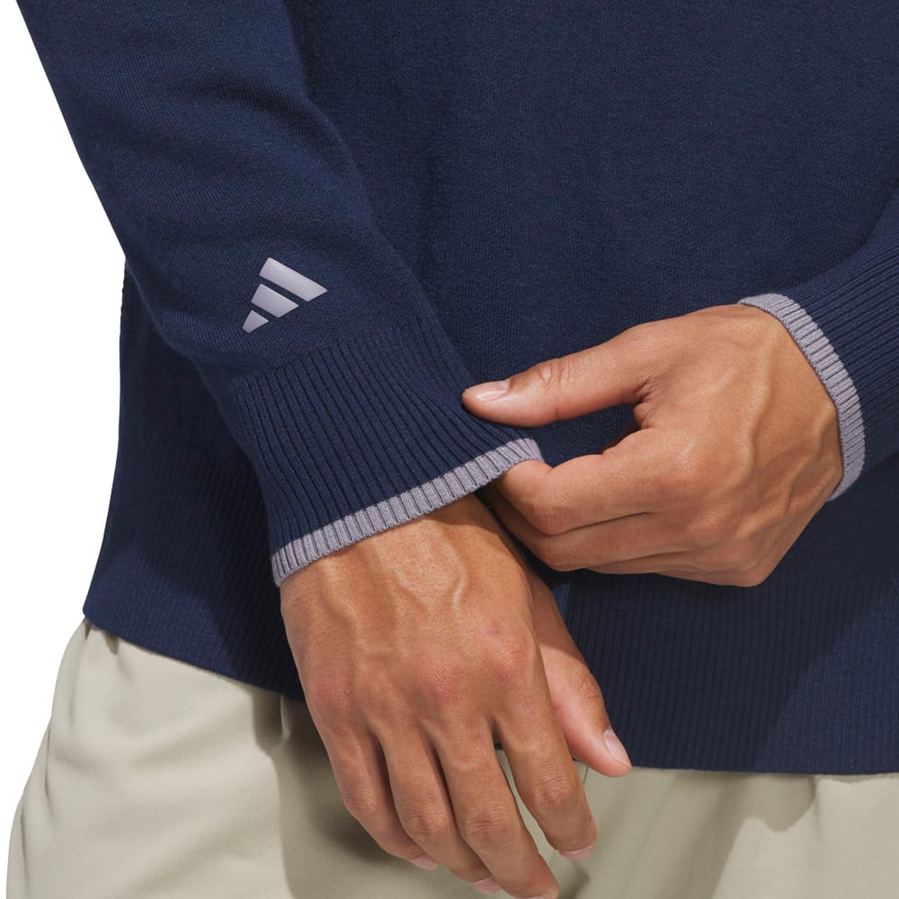 adidas Ultimate365 Tour Twistknit Hoodie - Collegiate Navy