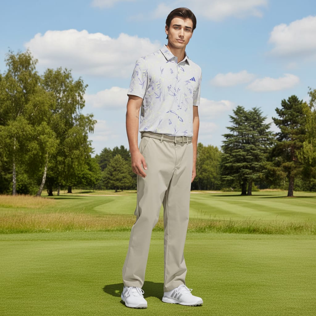adidas Ultimate365 Mesh Climacool Polo Shirt - Frozen Lemon