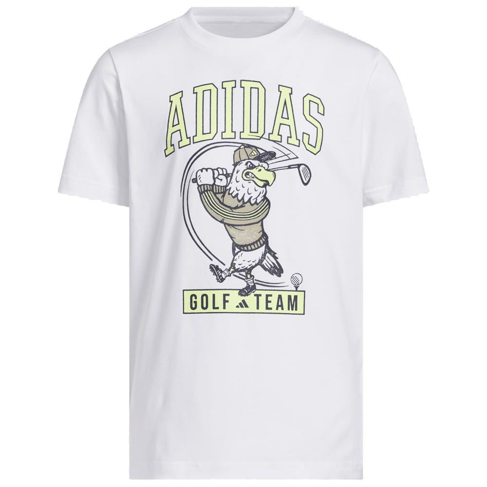 adidas Youth Mascot T-Shirt - White