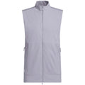 adidas Mens Ultimate365 Tour Full Zip Vest - Slate