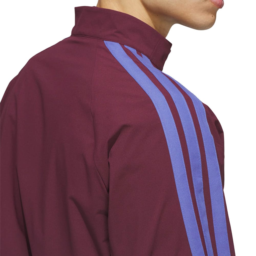 adidas Beyond The Course Windbreaker - White/Maroon