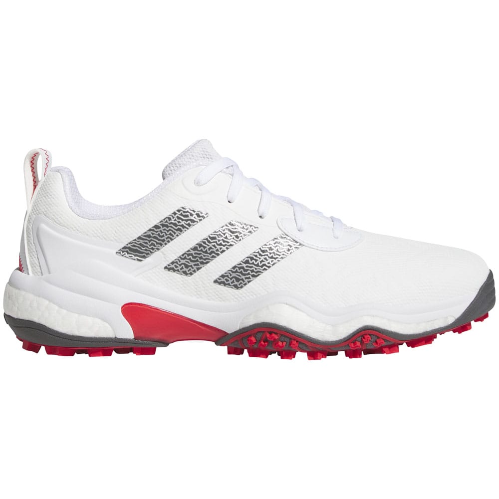 adidas CODECHAOS '25 Spikeless Waterproof Shoes - White/Grey Five/Lucid Red