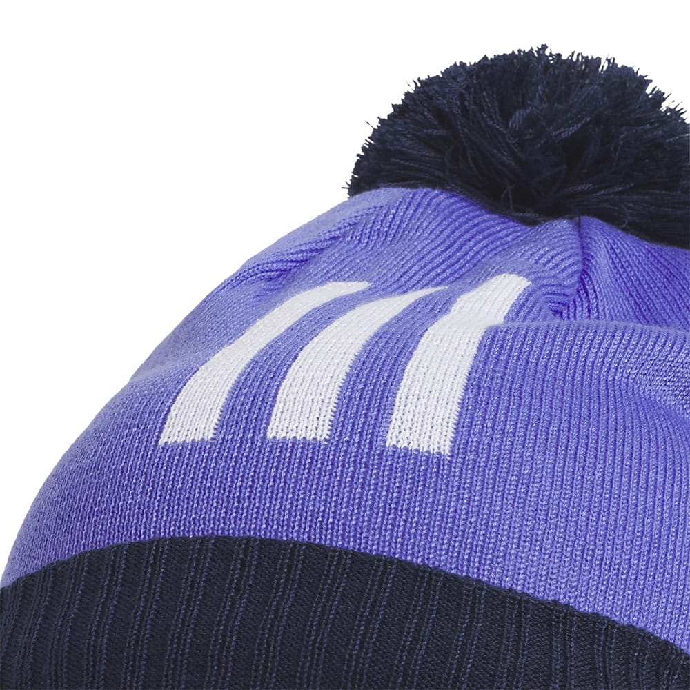 adidas COLD.RDY Three Stripe Pom Beanie - Cobalt Blue