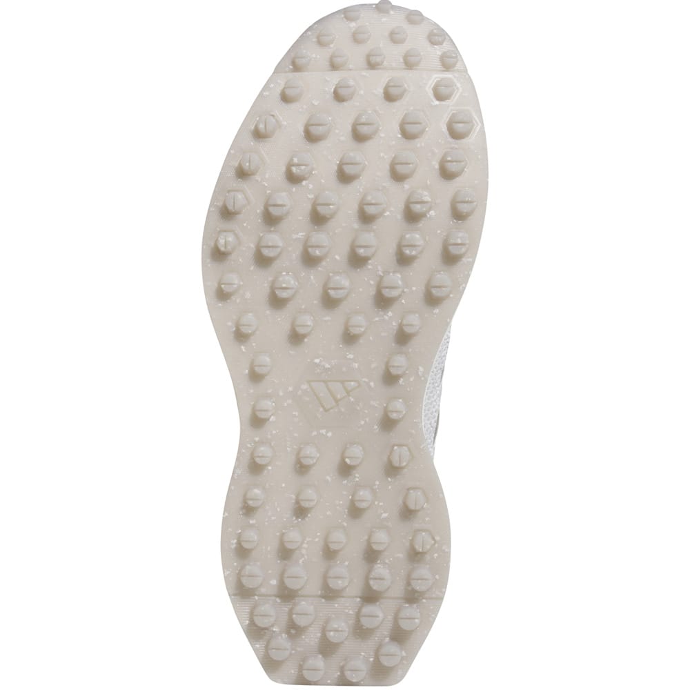 adidas S2G Leather Spikeless Ladies Waterproof Shoes - White/White/Silver Mettalic