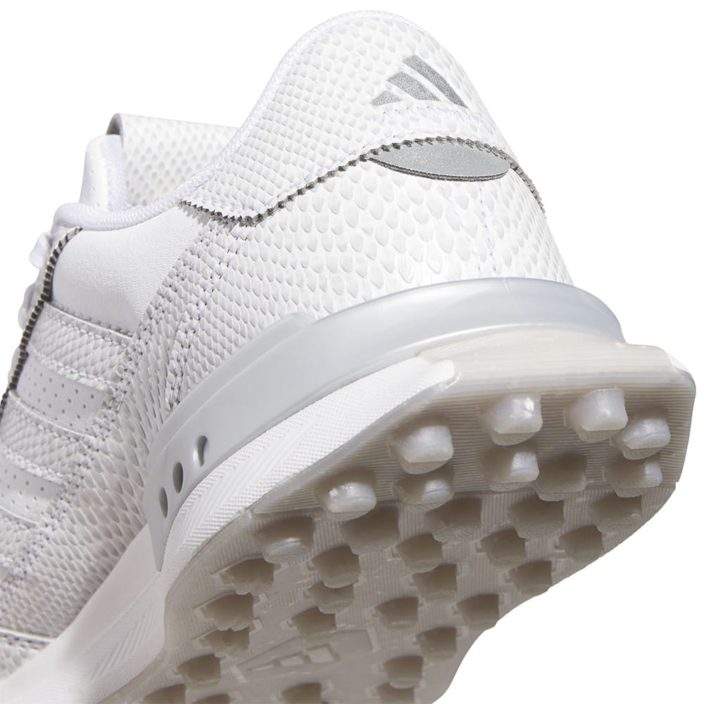 adidas S2G Leather Spikeless Ladies Waterproof Shoes - White/White/Silver Mettalic