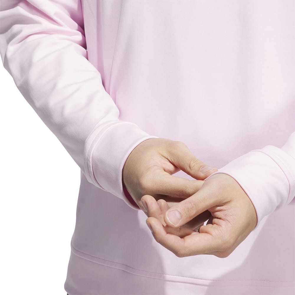 adidas Ultimate365 Classic 1/4 Zip Pullover - Clear Pink