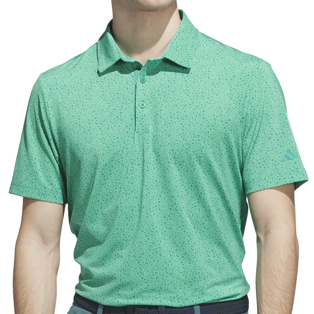 adidas Ultimate365 Mini Bunker Polo Shirt - Lime Burst