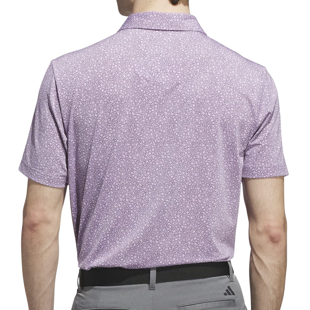 adidas Ultimate365 Mini Bunker Polo Shirt - Powder Plum