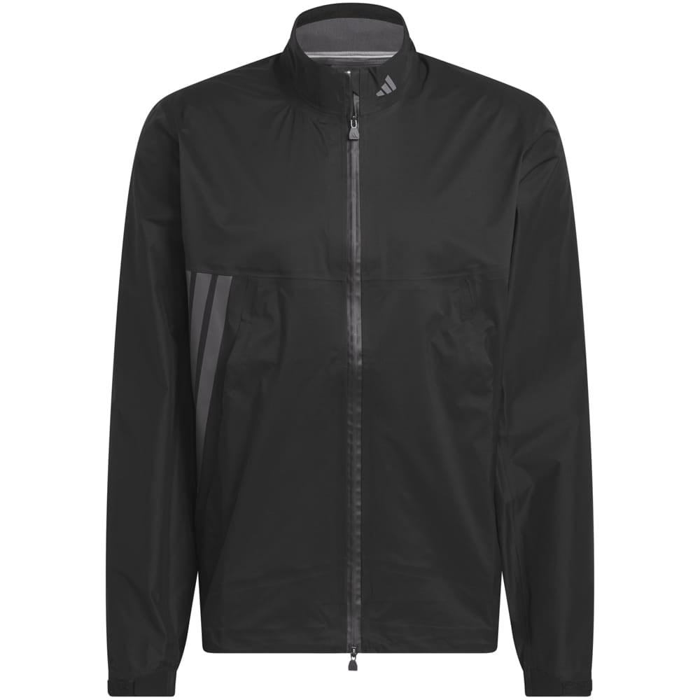 adidas Ultimate365 Tour CLIMAPROOF+ Full-Zip Waterproof Jacket - Black