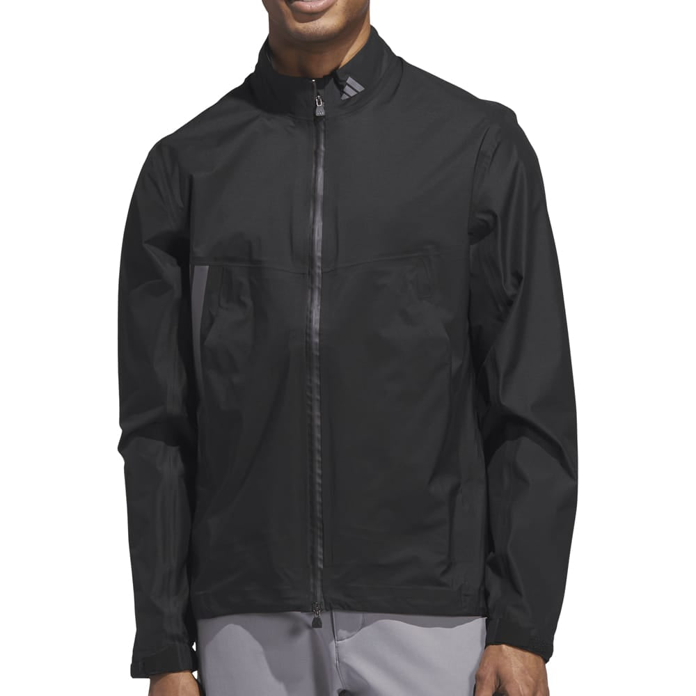 adidas Ultimate365 Tour Climaproof+ Waterproof Full-Zip Rain Suit - Black