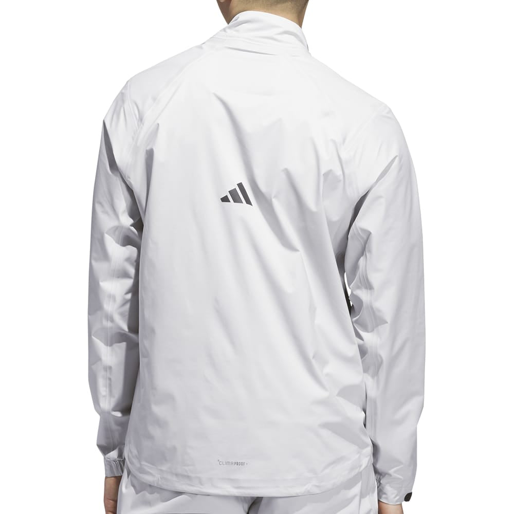 adidas Ultimate365 Tour Climaproof+ Waterproof Full-Zip Rain Suit - Grey One/Black