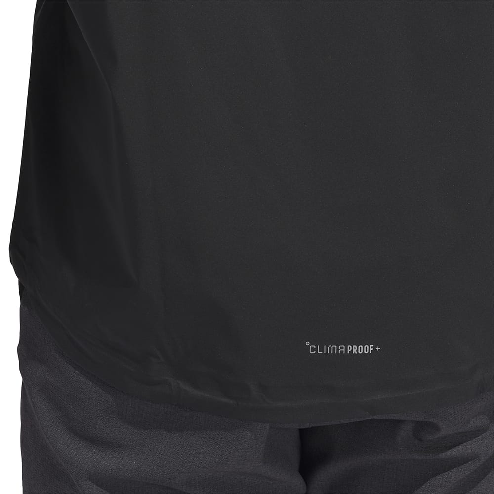 adidas Ultimate365 Tour Climaproof+ Half-Zip Waterproof Rain Suit - Black/Grey One