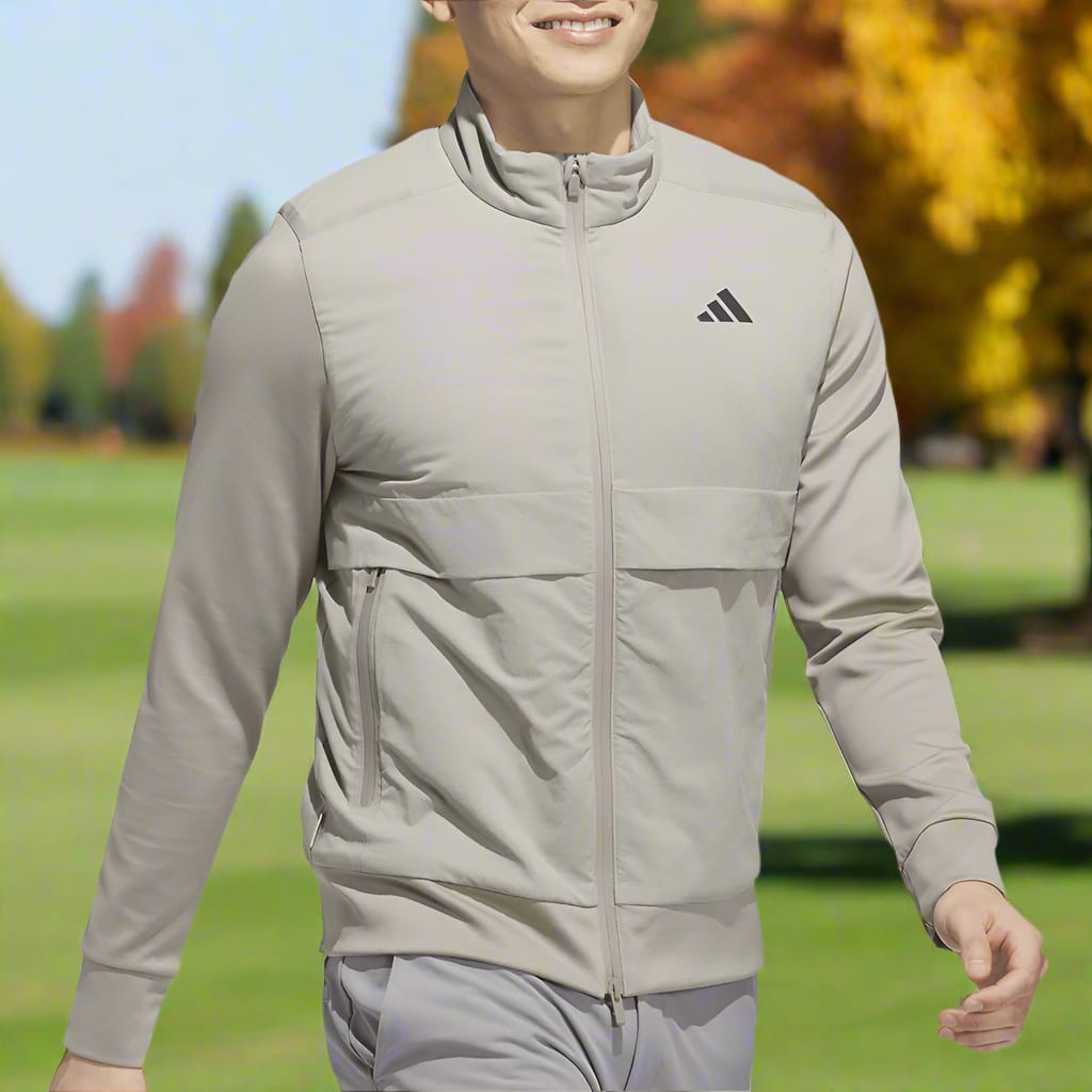 adidas Ultimate365 Tour Frostguard Full-Zip Jacket - Putty Beige