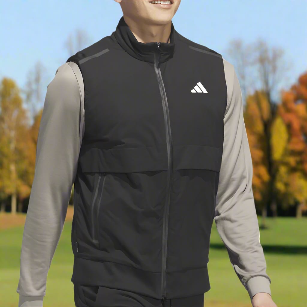 adidas Ultimate365 Tour Frostguard Full-Zip Vest - Black