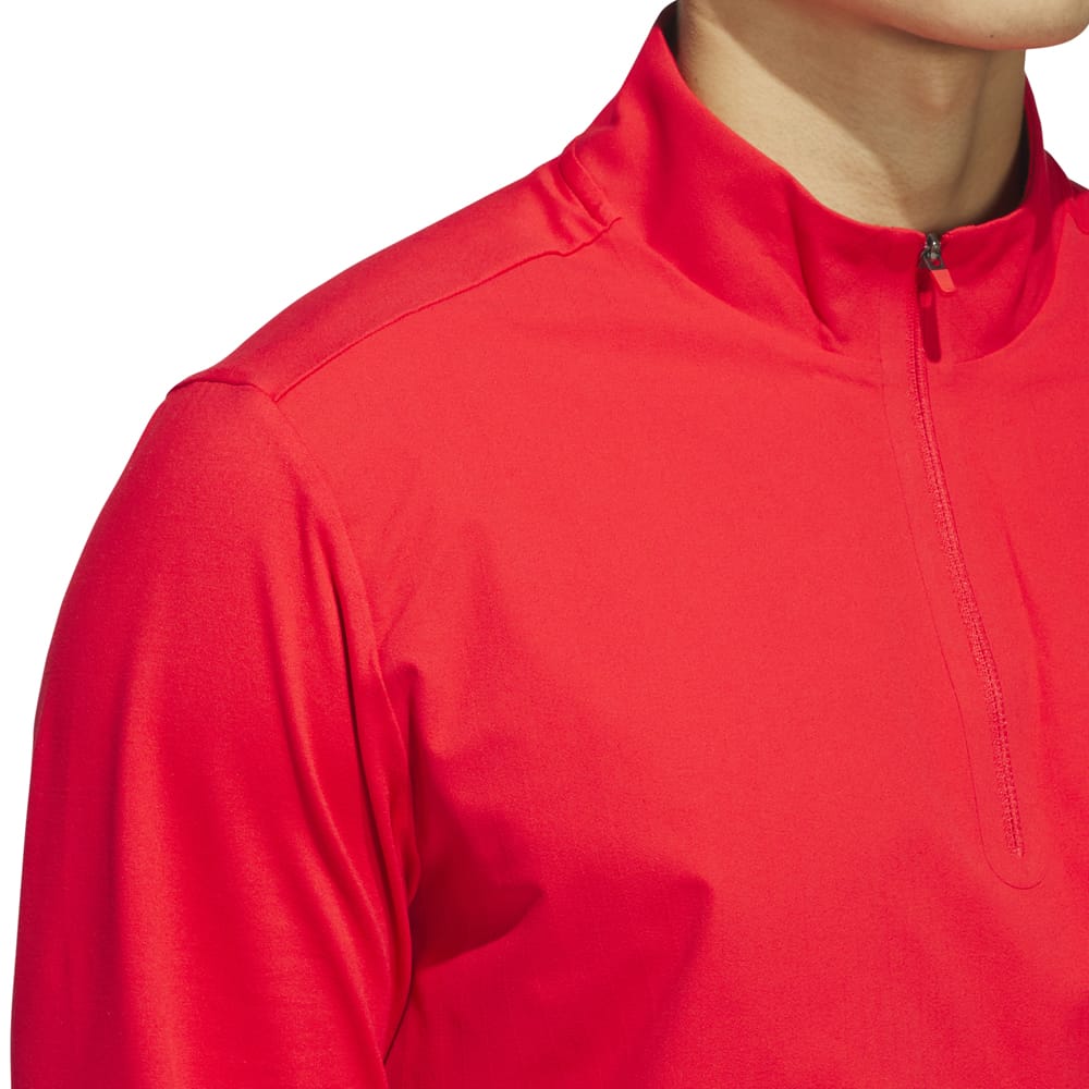 adidas Ultimate365 Tour 1/4 Zip Pullover - Pure Ruby