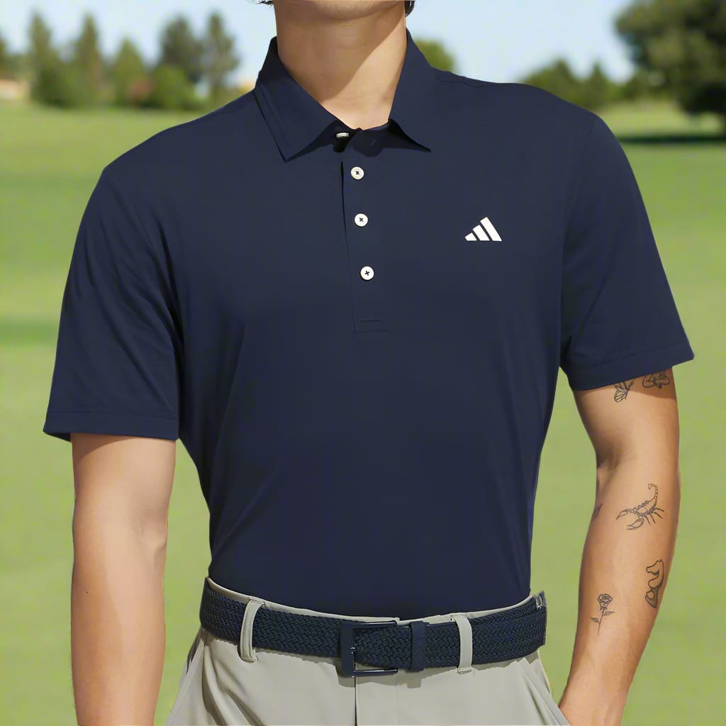 adidas Ultimate365 Tour Twistknit LC Polo Shirt - Collegiate Navy