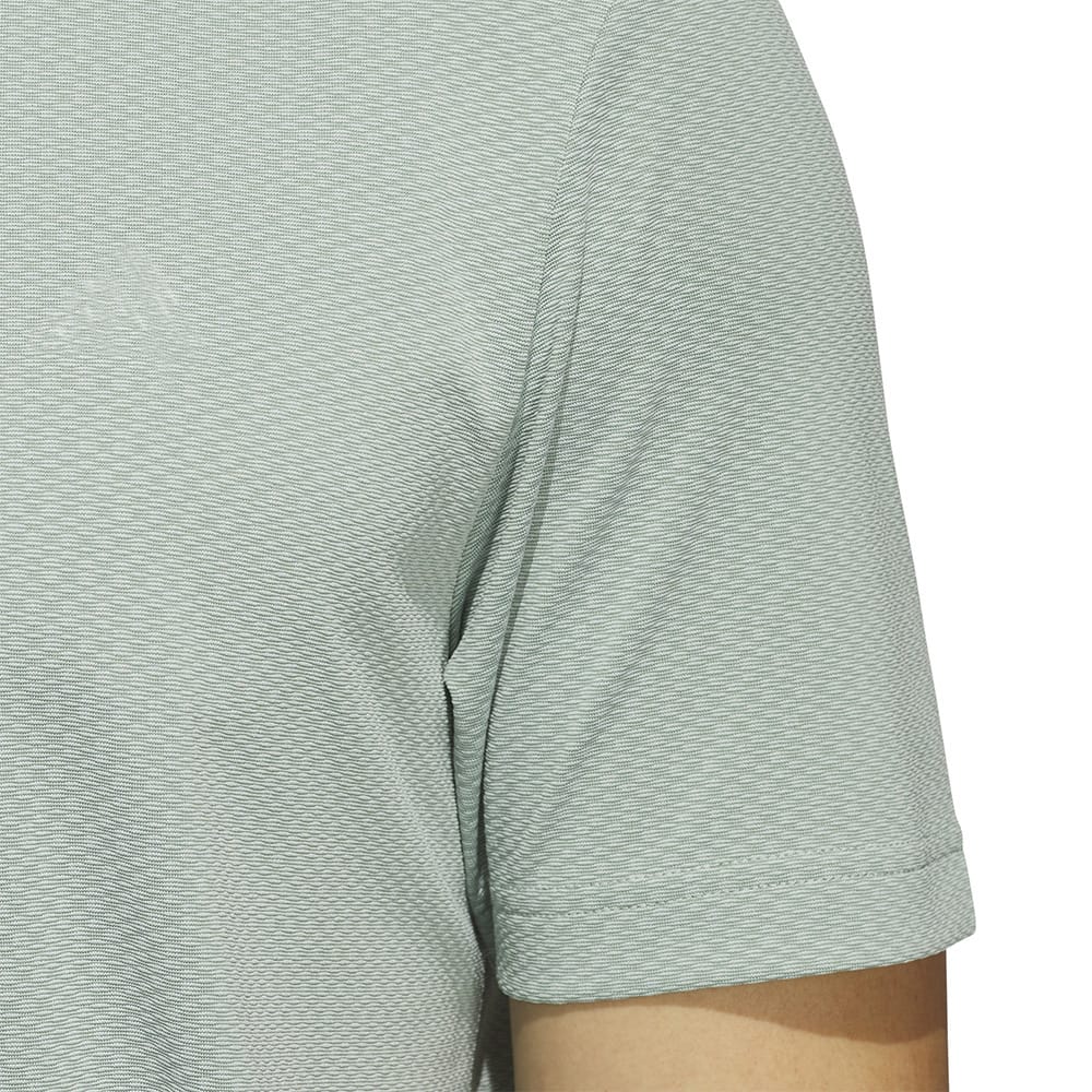adidas Ultimate365 Tour Texture Polo Shirt - Silver Green