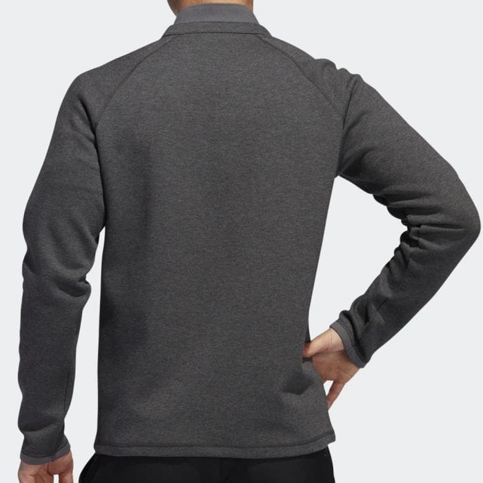adidas Club 1/2 Zip Sweater - Black Heather