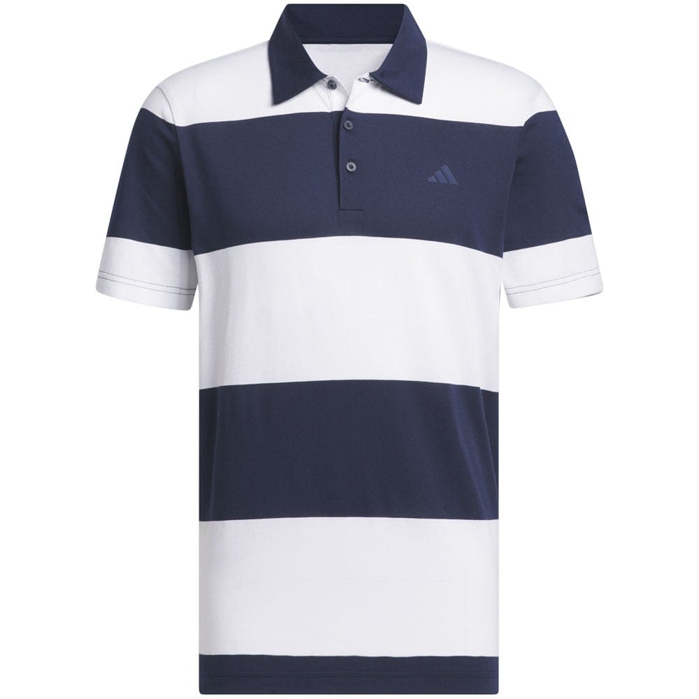 adidas Core Block Polo Shirt - White/Collegiate Navy